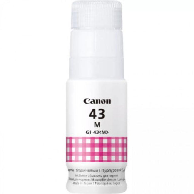 Cartus cerneala Canon GI-43M, culoare magenta, capacitate 3800 pagini,60ml,pentru Canon Pixma G540, G640.