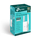 TP-link AX3000 Wi-Fi Mesh Range Extender, RE705X, 1 Port Ethernet Gigabit, 2 Antene externe, Standarde Wireless IEEE 802.11a/n/ac/ax 5GHz, IEEE 802.11b/g/n/ax 2.4GHz, frecventa 2.4, 5 Ghz, 574 Mbps at 2.4GHz, 2402 Mbps at 5GHz.
