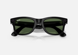 ORW4012 META WAYFARER High Bridge Fit - Shiny Black - G-15 Green Gen 2