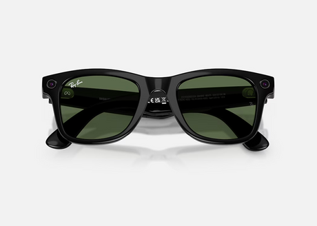 ORW4012 META WAYFARER High Bridge Fit - Shiny Black - G-15 Green Gen 2