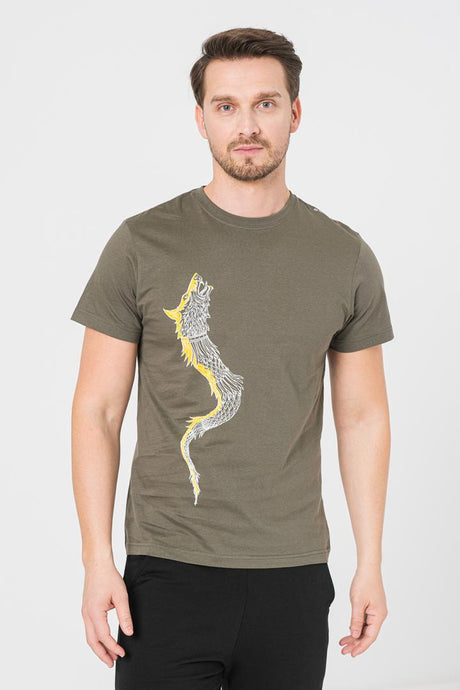 TRICOU CASUAL DRACON BARBATI GRAY-S
