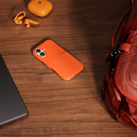 Beats iPhone 17 Pro Rugged Case with MagSafe and Camera Control – Sierra Orange