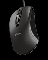 Mouse Trust Carve, USB Mouse, negru