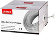 Cablu UTP CAT5E 305m; Alimentare PoE: maxim 160m, conductor: 0.45* 4P0.005mm; material: 99.9% OFC (Oxygen Free Copper); Dimensiuni: 360mmx360mmx220mm; Greutate: 8.6kg;