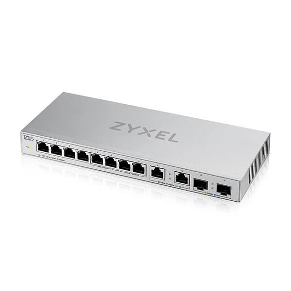 XGS1010-12-ZZ0101F - Ethernet Switch, RJ45 Ports 10, Fibre Ports 2SFP+, 10Gbps, Unmanaged, Zyxel