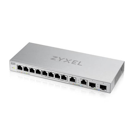 XGS1010-12-ZZ0101F - Ethernet Switch, RJ45 Ports 10, Fibre Ports 2SFP+, 10Gbps, Unmanaged, Zyxel