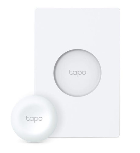 TP-LINK TAPO S200D intrerupator inteligent cu baza(NECESITA HUB TAPO), Standarde și Protocoale: 868Mhz / 922MHz, Cerințe de sistem: iOS 10+, Android 5.0+, 86 × 86 × 23.7 mm, alimentare: Baterie CR2032.