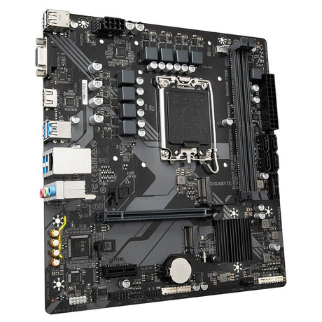 Placa de baza Gigabyte B760M H, Socket 1700, DDR4, Micro-ATX