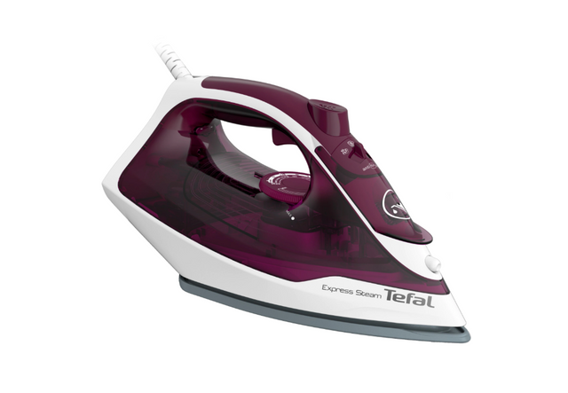 Fier de calcat Tefal Express Steam FV2835E0, 2400W, Jet de abur 160 g/min, abur variabil 0-35 g/min, 270 ml, violet