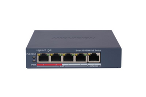 Switch Hikvision DS-3E1105P-EI, Fast Ethernet, 5 porturi, PoE