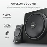 Sistem audio Trust Yuri 2.1, 60W, negru