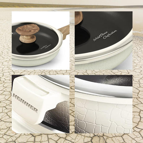 CASEROLA ALUMINIU+CAPAC 18x9 CM, WILD STONE, COOKING BY HEINNER