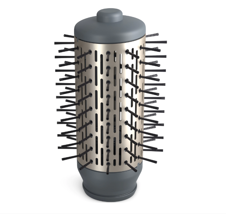 Perie rotativa cu aer cald PHILIPS Seria 7000 BHA710/00, 1000W, Ingrijire cu ioni, 2 accesorii, Setare temperatura de ingrijire, Peri naturali, Invelis ceramic din turmalina,  Alb/Crem, L x A x I (mm) 345x150x95