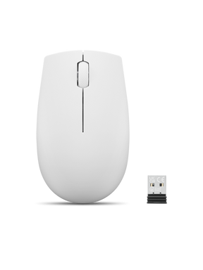 Mouse wireless Lenovo 300, Cloud Grey, Rezolutie (dpi): 1000 dpi, Butoane/rotite: 3, Interfata mouse: Wireless, Tehnologie: Wireless, Interfata receiver: dongle USB 2.4GHz, Dimensiune (mm): 97.91 x 57.99 x 32.53 mm, Greutate: 52g