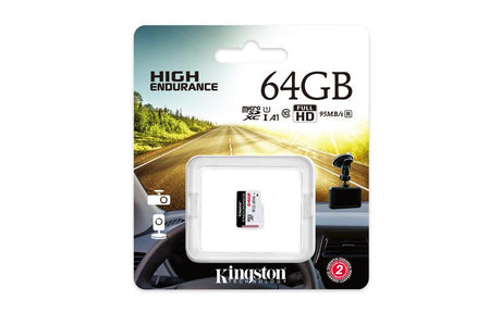 Card de Memorie Micro SDXC Kingston High Endurance, 64GB, Adaptor SD, Class 10