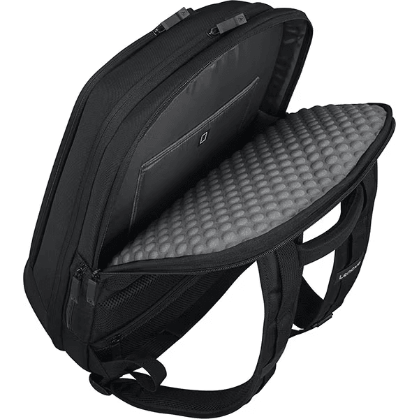 Rucsac laptop gaming Lenovo Armored II 17.3", Negru, Rezistent la apa, 2 x bretele de umar reglabile, Buzunare aditionale pentru accesorii, Tip inchidere: Fermoar, Material: Poliester, Poliuretan, Material interior: Poliester, Greutate: 1.443kg