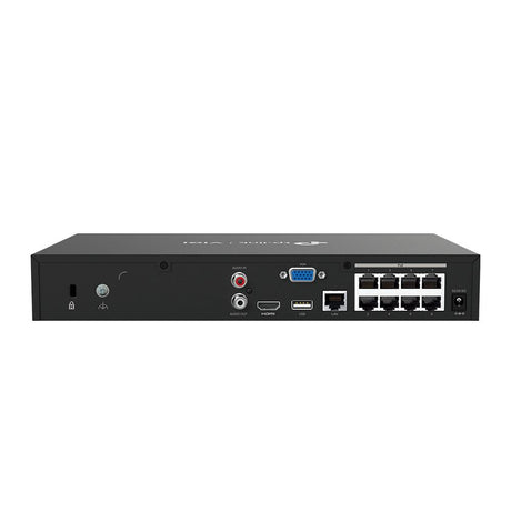 NVR PoE TP-Link VIGI 8 canale 1008H-8MP; 53W, 8 MP,1 SATA Interface, max 16TB(neinclus), H.265+; ONVIF, etecție mișcare, linie, intruziune, persoane, vehicule etc.