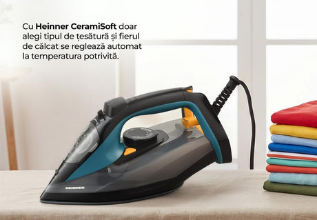 Fier de călcat HEINNER CeramiSoft HSI-A2400BLBK