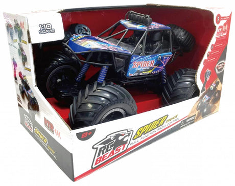 MASINUTA CU TELECOMANDA BIG FOOT, SCARA 1/10, 44CM, ALBASTRU