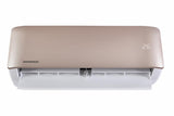 Aparat de aer conditionat HEINNER ONIX HAC-CO12WFN-GD, 12000 BTU, WiFi, clasa energetica: racire A++/incalzire A+, functii: Super-ionizare, "Follow me", ECO, Turbo, filtru cu densitate ridicata, auto curatare, panel auriu.