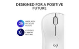 Mouse Logitech MK240 Silent Wireless, optic, interfata Bluetooth, rezolutie 1000 DPI, alb
