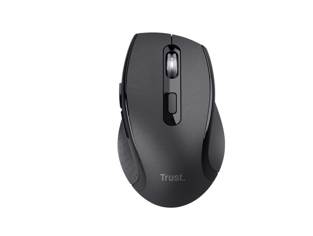 Mouse wireless Trust Sura, senzor optic, rezolutie maxima 1600 DPI, negru