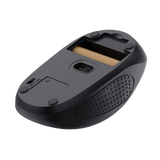 Mouse Trust cu Bluetooth, ambidextru, 3 butoane (neprogramabile), DPI ajustabil (max. 1600), functioneaza cu 2 baterii AAA (incluse in pachet), negru