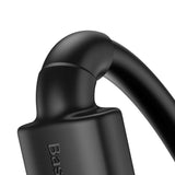 CABLU video Baseus Cafule, HDMI (T) la HDMI (T), rezolutie maxima 4K UHD (3840 x 2160) la 60 Hz, conectori auriti, 1m, negru