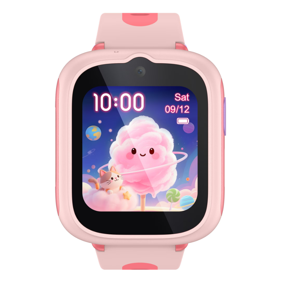 Ceas SmartWatch pentru copii TCL MOVETIME Kids Watch MT48, 1.68", 4G, GPS, IP68 2ATM, Camera 2MP, Cosmic Pink