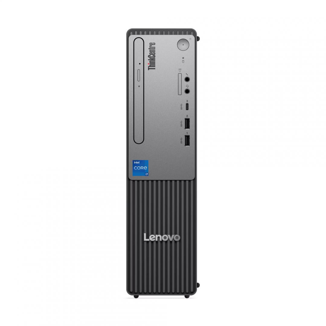 Desktop Education Lenovo ThinkCentre neo 50s Gen 5 SFF cu procesor Intel Core i3-14100 pana la 4.7 GHz, 16GB DDR5, 512GB SSD, Intel UHD Graphics 730, Windows 11 Pro Edu, Black, 3 ani garantie