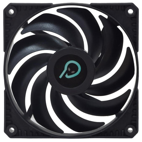 Ventilator Spacer 120x120x25mm, 45CFM, 1600 RPM, putere 1.8W, tip rulment hidraulic, conector 3-pin, fara led, negru
