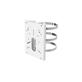 Milesight Pole Mount A02, suport de fixare pe stalpi cu diametru intre 67-127mm,  greutate: 1kg, dimensiuni: 134*126*40mm, greutate: 620g