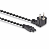 Cablu alimentare Lindy, conector A: Schuko, conector B: IEC C5C5, lungime cablu 2m, material PVC si PBT, material conductor: cupru, dimensiuni A: 36.5x71x36.5mm (1.44x2.8x1.44in), B: 22.8x64x15mm (0.9x2.52x0.59in), negru