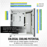 Carcasa Corsair 7000D AIRFLOW Full-Tower ALB