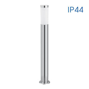 Stalp pentru iluminat exterior Vivalux TOKYO, E27, max. 1x60W, IP44 ,Ø76x800mm, Nichel, bec neinclus