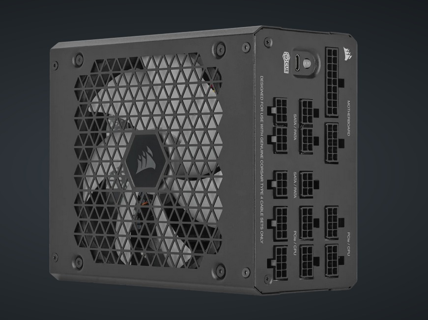 Sursa Corsair HX1000i 1000W, 80+ PLATINUM full modulara, ATX 3.0, PCI E Connector 5, SATA Connector 8, PATA Connector 8