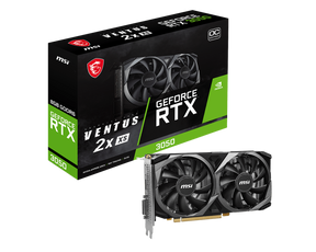 Placa Video MSI GeForce RTX™ 3050 VENTUS 2X XS 8G OC GDDR6 128 bit PCIE Gen 4, 1x DP 1x HDMI