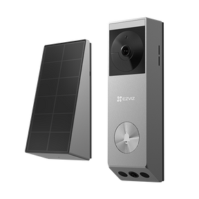 Sonerie video wireless EZVIZ EP3X PRO 1080p, sonerie alimentata cu baterii, comunicare bidirectionala si vedere nocturna, rezistent la intemperii IP65; Stocare interna 32 GB, Lentile duale 2K si 1080P