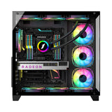 Carcasa 1STPLAYER Gaming MV8 Cube Tower NEGRU