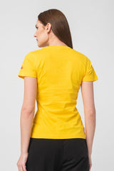 TSHIRT CASUAL F CAL PEGAS YELLOW-XS