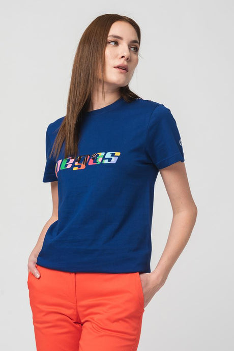 TRICOU  LOGO MULTICOLOR FEMEI  ROYAL BLUE-L