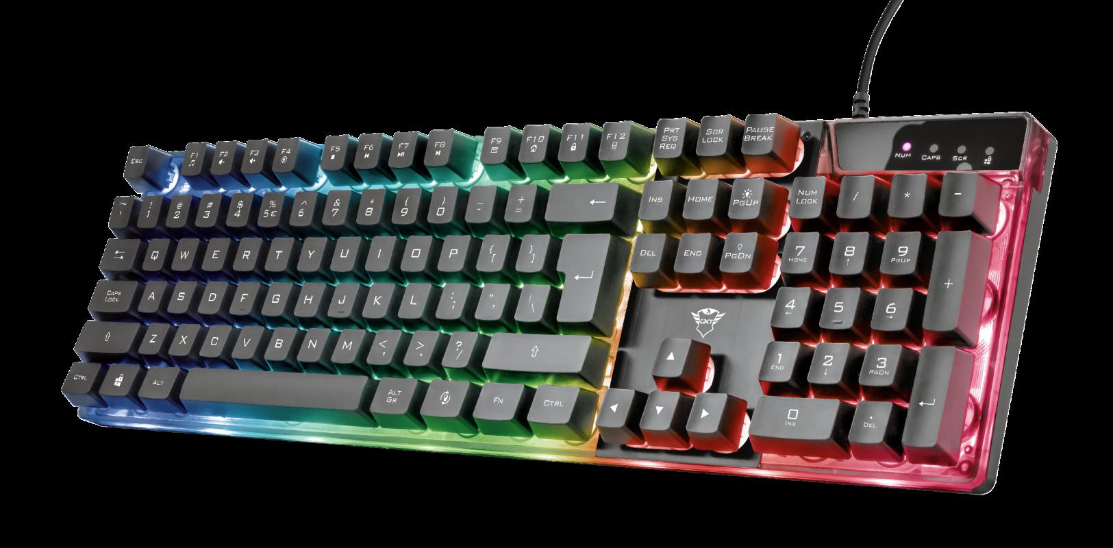 Kit Tastatura + Mouse Trust GXT 838 Azor Gaming Combo, negru