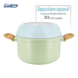 SET 8 PIESE DIN ALUMINIU FORJAT MARBELLA MULTICOLOR, COOKING BY HEINNER