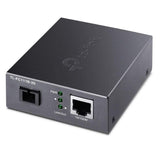 "10/100 Mbps RJ45 to 100 Mbps Single-mode SC WDM Bi-Directional Fiber Converter PORT: 1× 100Mbps SC Port, 1× 10/100M RJ45 Port (Auto MDI/MDIX) SPEC: Full-duplex, Tx:1310 nm, Rx:1550 nm, Up to 20 km, Chassis TL-FC1420 Rack-mountable"