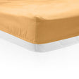CEARCEAF PAT CU ELASTIC 180X200 CM GALBEN PAL