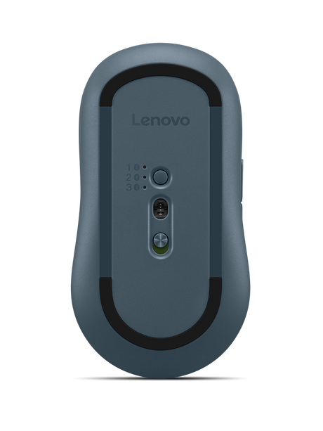 Mouse silentios Bluetooth Lenovo Yoga; pana la 4000DPI; tip: full size ambidextru; senzor: IR optic; numar de butoane: 6 (programabile); conectivitate: Bluetooth 5.3, se poate conecta la 3 dispozitive; greutate: 88g; compatibil cu Windows 10, Windows 11; include 1 x baterie de tip AA; culoare