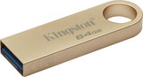 Memorie USB Flash Drive Kingston 64GB 220MB/s Metal USB 3.2 Gen 1 DataTraveler SE9 G3