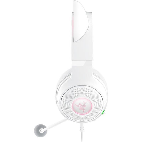 Casti Razer Kraken Kitty V2 USB-A, snesibilitate 92.5 dB SPL / mW @ 1kHz si sensibilitate microfon 42 dBV / Pa, alb