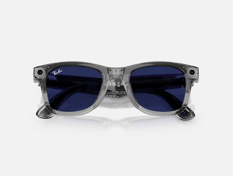 Ray-Ban Meta Wayfarer Gen 2 High Bridge FIT Transparent Grey Clear/Sapphire Transitions 50