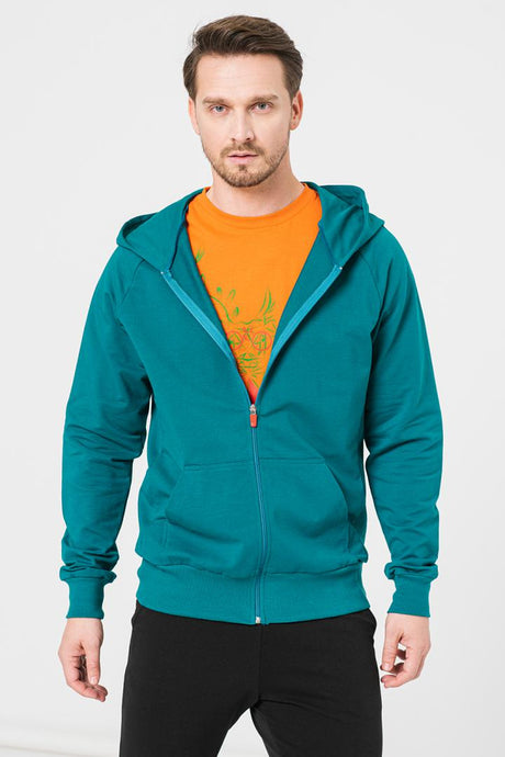 HANORAC COTON CASUAL BARBATI PETROL-M